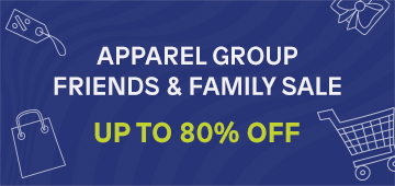 Welcome to Apparel Group Friends & Family Sale