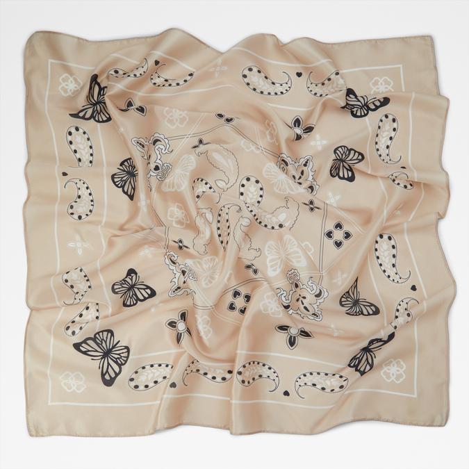 Manamaerel Women's Beige Scarf image number 3