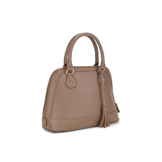 Iris Taupe Satchel Handbag