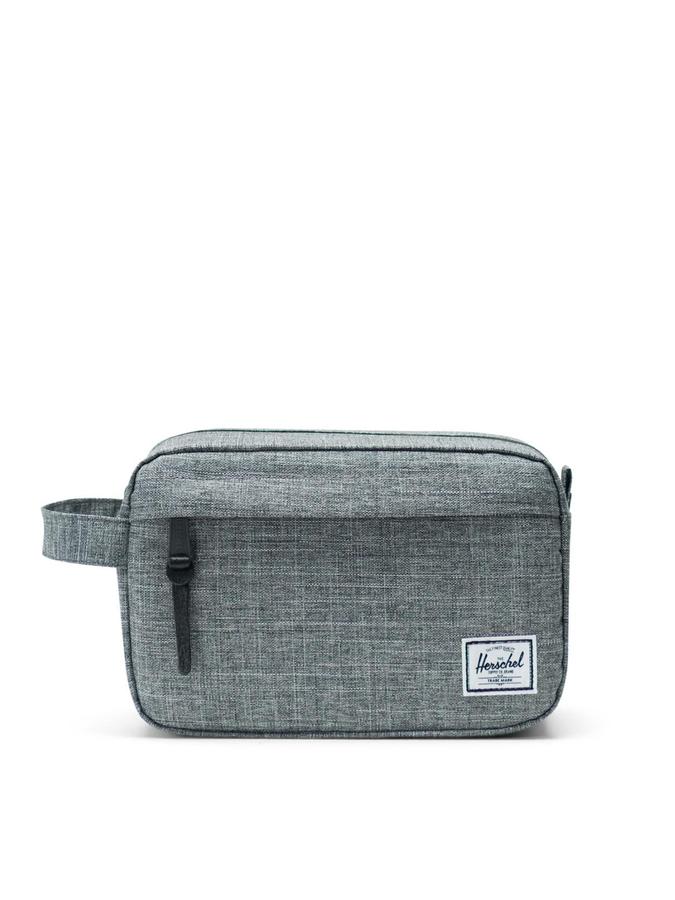 HERSCHEL Chapter Travel Kit Raven Crosshatch