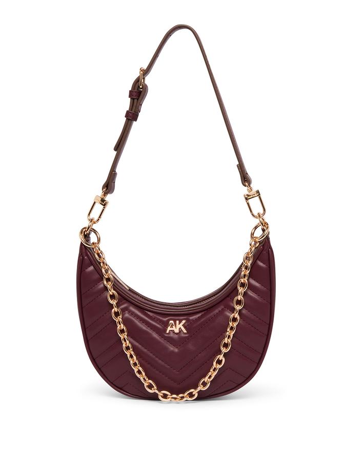 ANNE KLEIN Structured Quilted Baguette Bag 