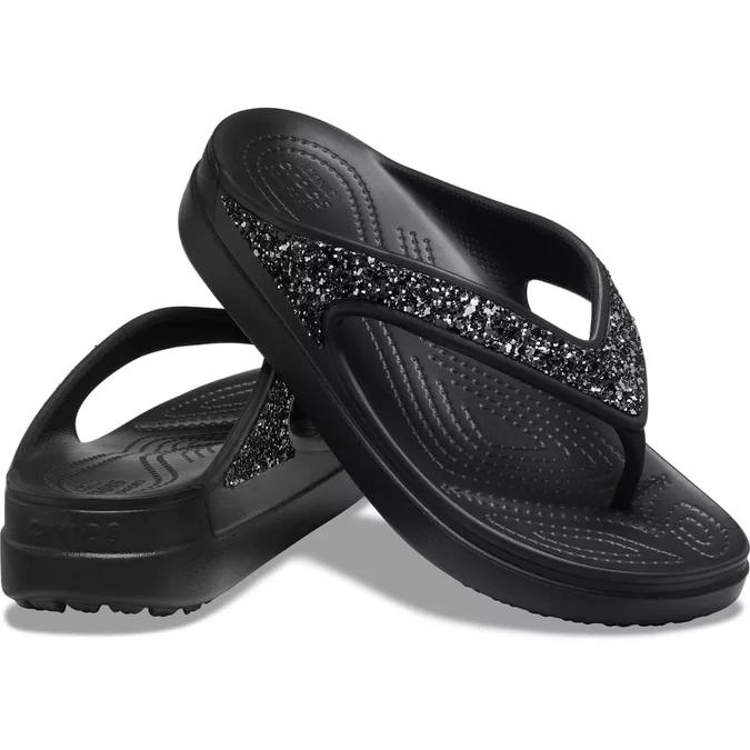 Crocs Sloane Glitter WgFp W Black/Black image number 2