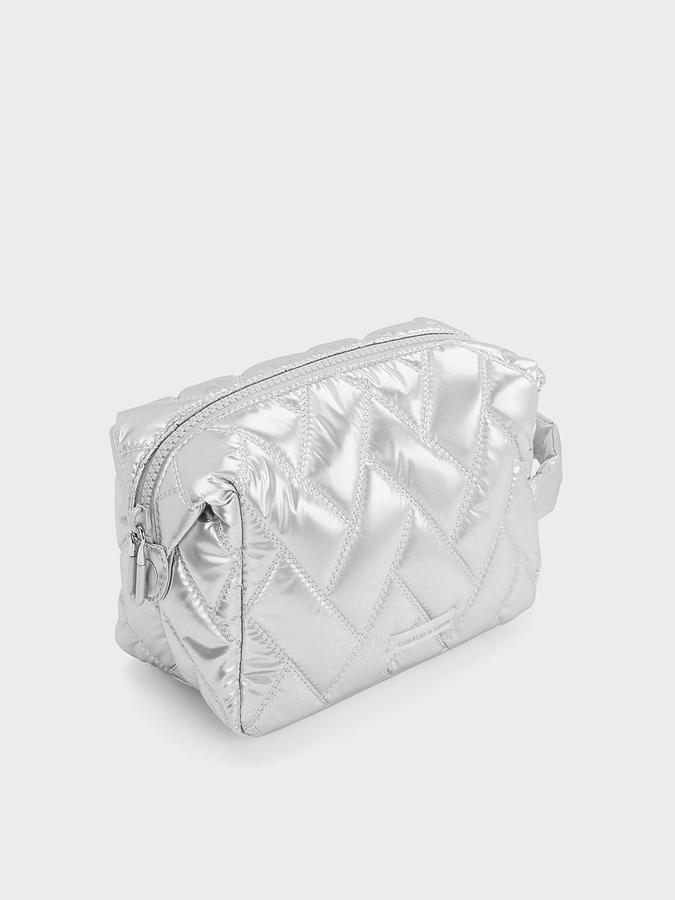Nylon Chevron Pouch image number 1