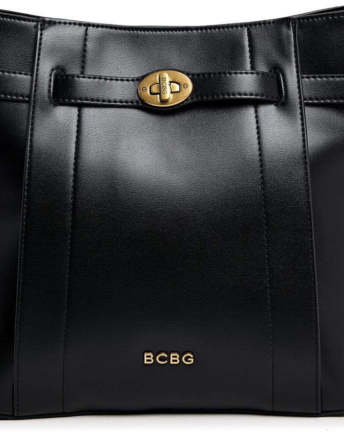 BCBG LOGO DETAIL SHOULDER BAG image number 4