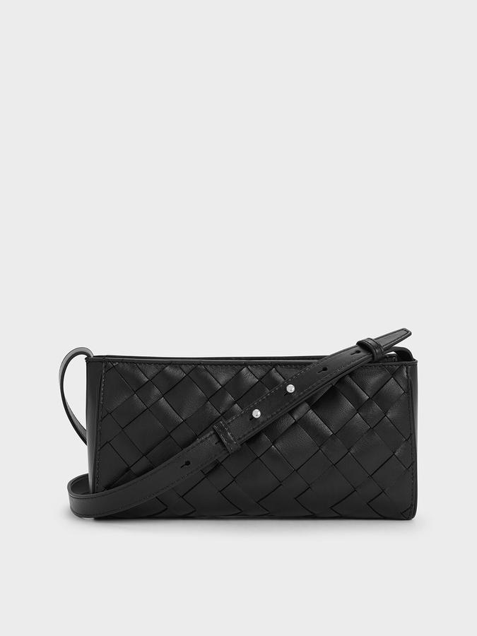 Ivette Woven Elongated Shoulder Bag image number 4