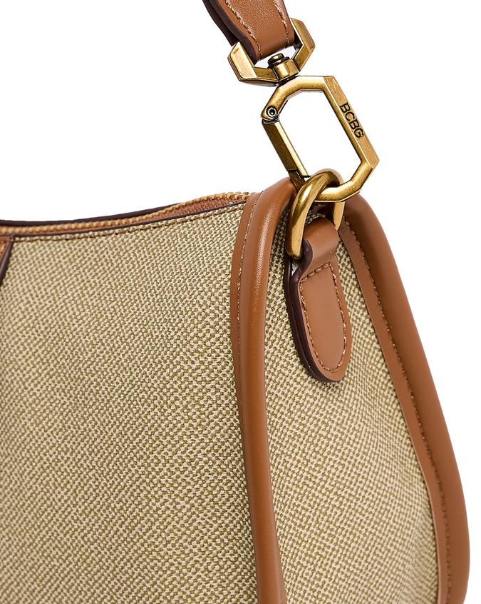BCBG LOGO DETAIL SHOULDER BAG image number 4