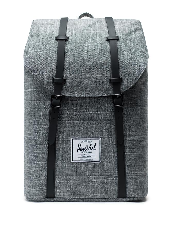 HERSCHEL Retreat Backpacks Raven Crosshatch