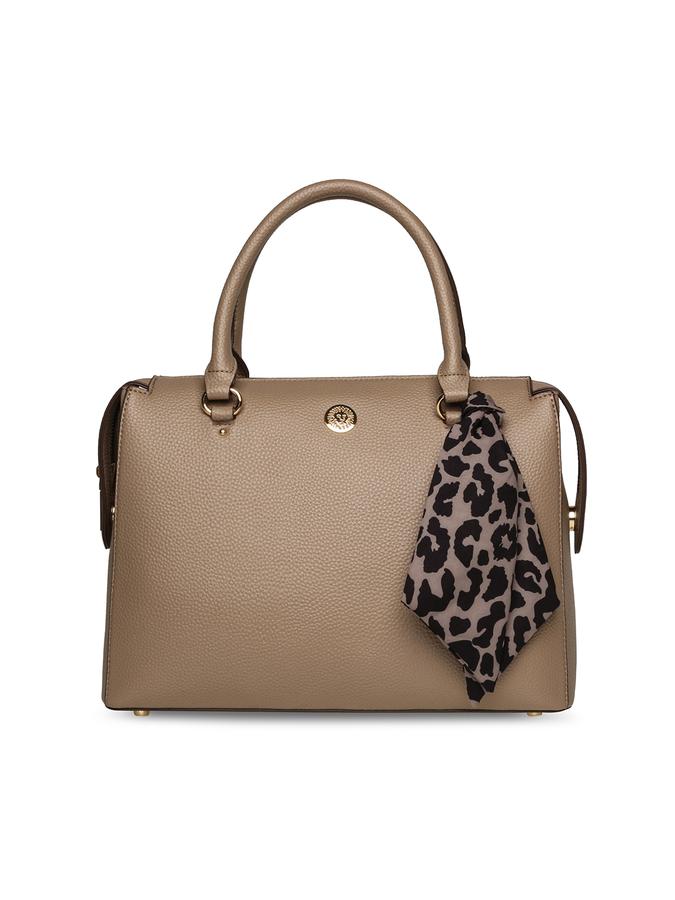 ANNE KLEIN Textured Structured Handheld Bag