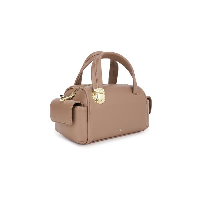 Sofia Taupe Satchel Handbag