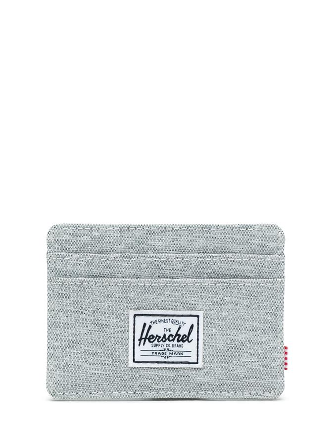 HERSCHEL Charlie RFID Wallet Light Grey Crosshatch/Grey Rub