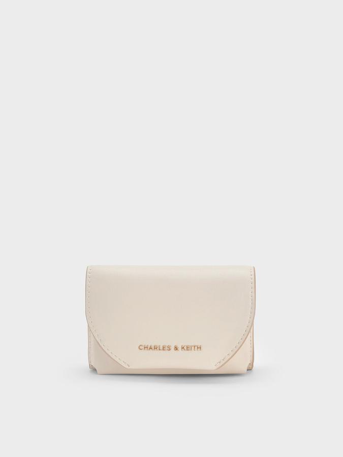 Enola Front Flap Wallet-CREAM