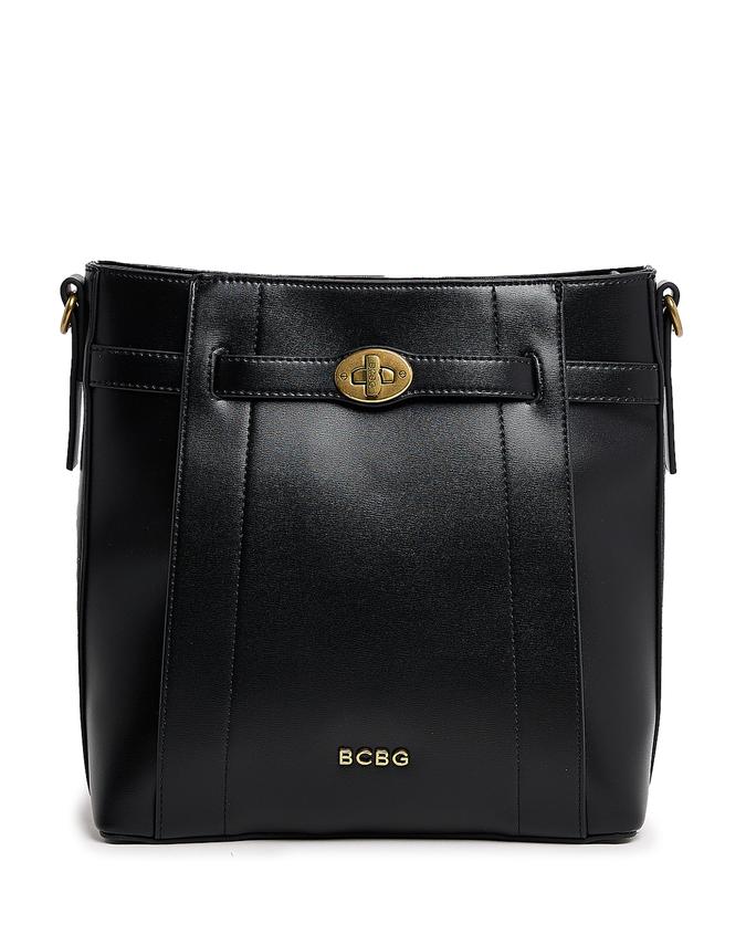 BCBG LOGO DETAIL SHOULDER BAG