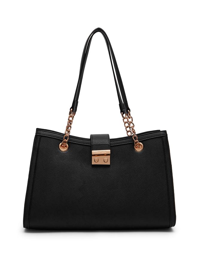 ANNE KLEIN Textured Structured Shoulder Bag