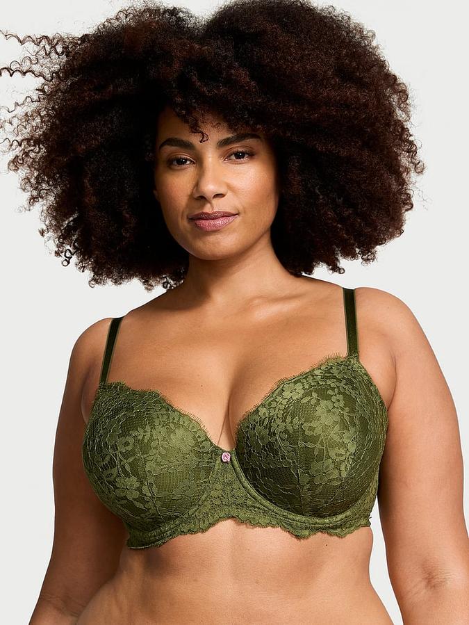 Lace Lightly Lined Classic Coverage Demi Bra